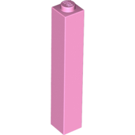 Brick 1 x 1 x 5 with Solid Stud
