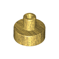 Tile Round 1 x 1 with Pin