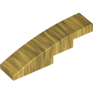 Slope Curved 4 x 1 No Studs [Stud Holder with Asymmetric Ridges]