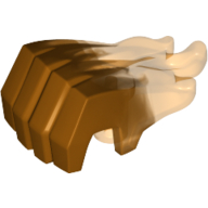 Hand with Trans-Orange Flames