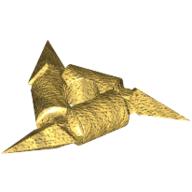 Minifig Throwing Star (Shuriken) with Smooth Grips