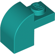 Brick Curved 1 x 2 x 1 1/3 with Curved Top