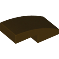 Slope Curved 2 x 1 No Studs [1/2 Bow]