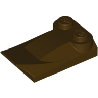 Brick Wedged 2 x 3 x 2/3 Two Studs, Wing End