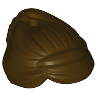 Minifig Hair Swept Back Into Bun