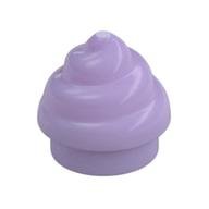 Plate Round 1 x 1 Swirled Top / Poo