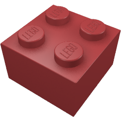 Lego 15571-4x brick slope roof/slope 45 2x1-red/red-new 