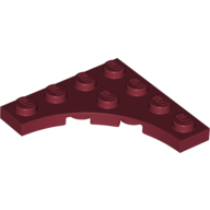Plate Special 4 x 4 with Curved Cutout