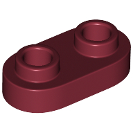 Plate Special 1 x 2 Rounded with 2 Open Studs