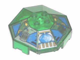Windscreen 6 x 6 Octagonal Canopy with Axle Hole and Hydronauts Print