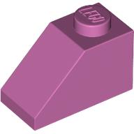 Slope 45° 2 x 1 with Bottom Pin