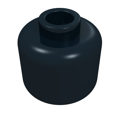 Minifig Head Plain [Blocked Open Stud]