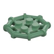 Plate Special 2 x 2 with Bar Frame Octagonal, Reinforced, Completely Round Studs