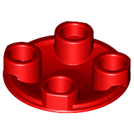 Plate Round 2 x 2 with Rounded Bottom [Boat Stud]