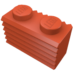 Brick Special 1 x 2 with Grill