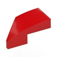 Brick Wedged, Curved 2 x 1 with Stud Notch Right