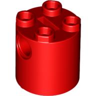 Brick, Round 2 x 2 x 2 Robot Body - with Bottom Axle Holder x Shape + Orientation