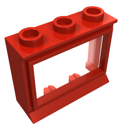 Window 1 x 3 x 2 Classic with Long Sill [Complete]