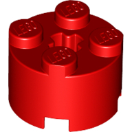 Brick Round 2 x 2 with Axle Hole