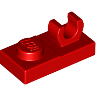 Plate Special 1 x 2 [Open O Top Clip]