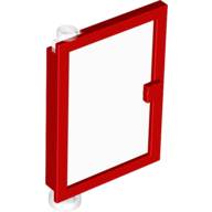 Door 1 x 4 x 5 Left with Trans-Clear Glass
