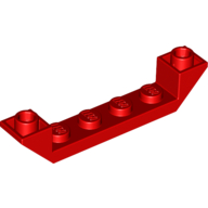 Slope Inverted 45° 6 x 1 Double with 1 x 4 Cutout