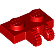 Hinge Plate 1 x 2 Locking with 2 Fingers on Side