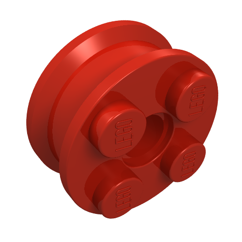 Wheel Freestyle with 2 x 2 Studs and Pin Hole