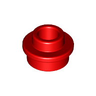 Plate Round 1 x 1 with Open Stud
