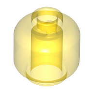 Minifig Head Plain [Vented Stud - 2 Holes]