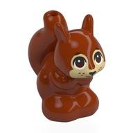 Animal, Squirrel with Tan Face, Dark Brown Eyes print