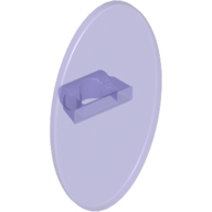 Minifig Shield Ovoid with Grip [Plain]