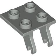 Plate Special 2 x 2 Thin with Plane Single Wheel Holder