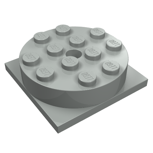 Turntable 4 x 4 Square Base with Top, Complete Assembly