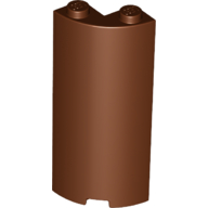 Cylinder Quarter 2 x 2 x 5 (Wall)