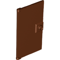 Door 1 x 4 x 6 Smooth with Chamfered Handle Plinth