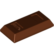 Tile Special 1 x 2 with Sloped Walls AKA Money / Gold Bar [Ingot]