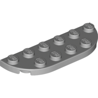Plate Round Corner 2 x 6 Double