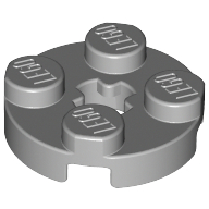 Plate Round 2 x 2 with Axle Hole Type 1 (+ Opening)