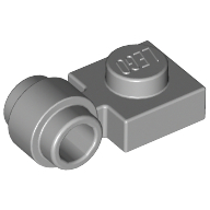 Plate Special 1 x 1 with Clip Light, Bar Hole [Thick Ring]