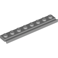 Plate Special 1 x 8 with Door Rail