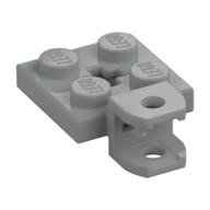 Plate Special 2 x 2 with Towball Socket, Short, Flattened with Holes and Axle Hole in Center