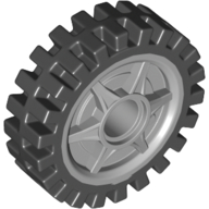 Wheel Rim 24 x 7 with Black Tyre