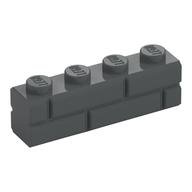 Brick Special 1 x 4 with Masonry Brick Profile