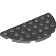 Plate Round Corner 4 x 8 Double