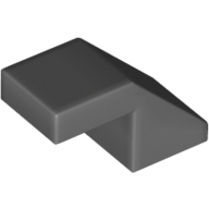 Slope 45° 2 x 1 with 2/3 Inverted Cutout and no stud
