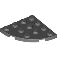 Plate Round Corner 4 x 4
