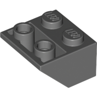 Slope Inverted 45° 2 x 2 [Ovoid Bottom Pin, Bar-sized Stud Holes]