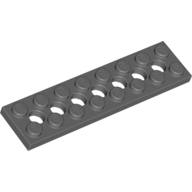 Technic Plate 2 x 8 [7 Holes]