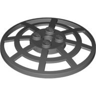 Dish 6 x 6 Inverted [Radar / Webbed / anti-studs at  90°]